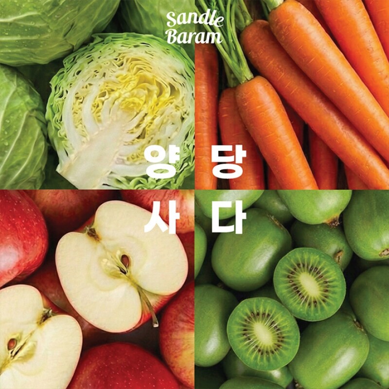 농업회사법인 산들바람(주),산들바람 양당사다 CCAD음료 과일채소100% 국내산 120mL 10개입